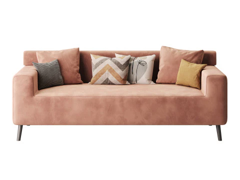 シンプルなナチュラルウッドグレー 3Dモデル