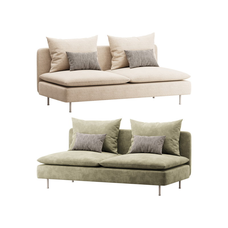 SODERHAMN SOFA 3Dモデル .c4d .max .obj .3ds .fbx .stl .blend 