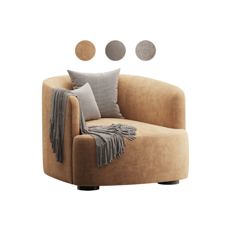 Tor Armchair 3D मॉडल .c4d .max .obj .3ds .fbx .stl .blend