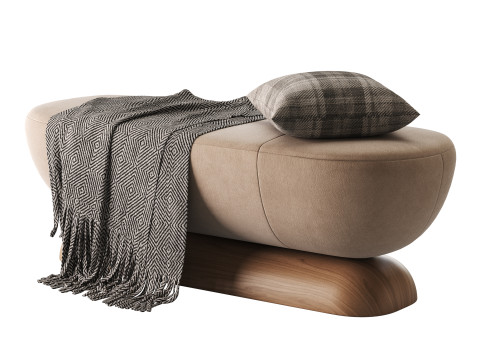 U Bench Model 3D