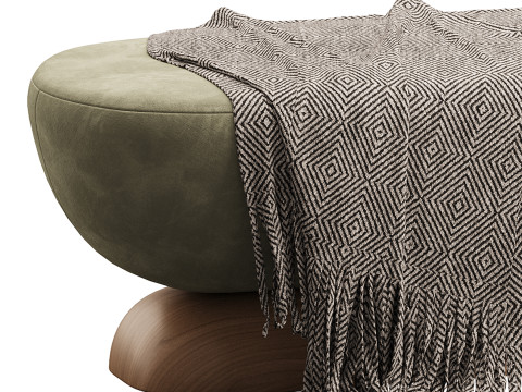 U Bench Model 3D