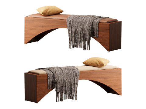 Arc Bench 3D Model
