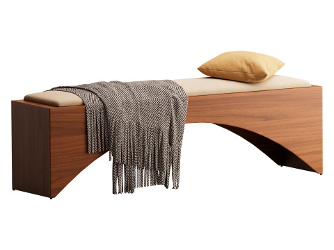 Arc Bench 3D मॉडल