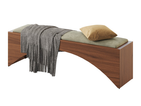 Arc Bench 3D मॉडल