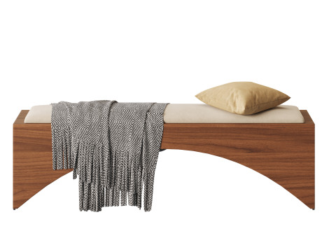 Arc Bench 3D मॉडल