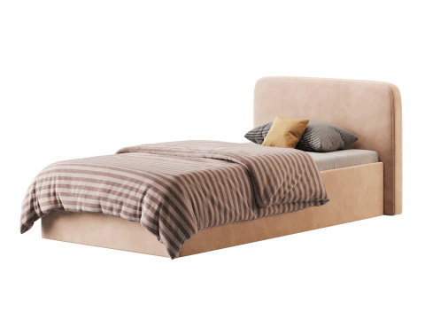 Ascot Ottoman Storage Bed 3D Model
