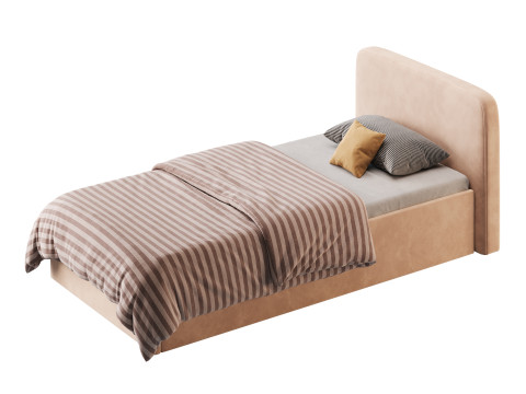 Ascot Ottoman Storage Bed 3D Модель