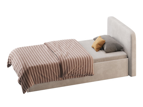 Ascot Ottoman Storage Bed 3D Модель