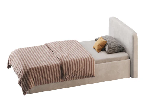 Ascot Ottoman Storage Bed 3D Model