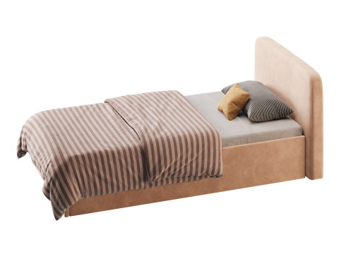 Ascot Ottoman Storage Bed 3D Модель