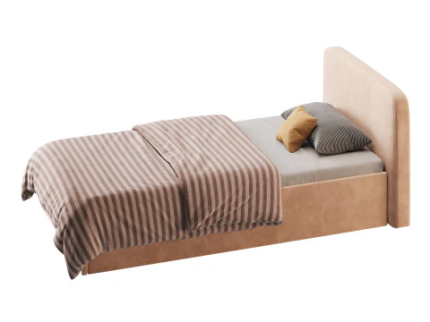 Ascot Ottoman Storage Bed 3D Model