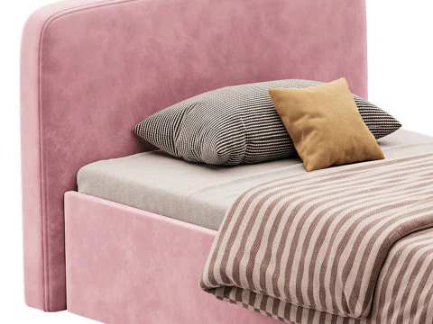 Ascot Ottoman Storage Bed 3D Model