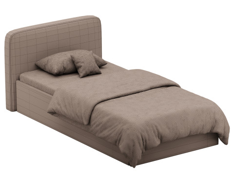 Ascot Ottoman Storage Bed 3D Модель