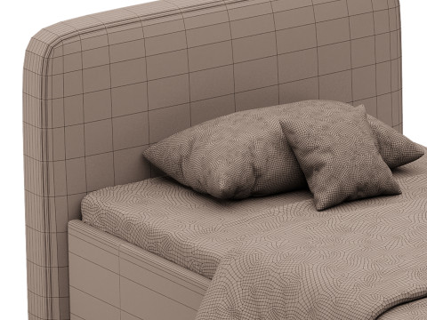 Ascot Ottoman Storage Bed 3D Модель