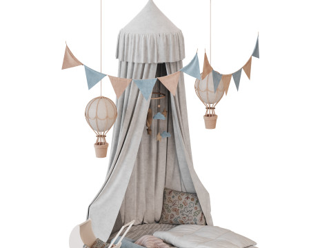 Baby bed 2 3D Model