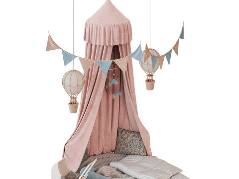 Baby bed 2 3D Model