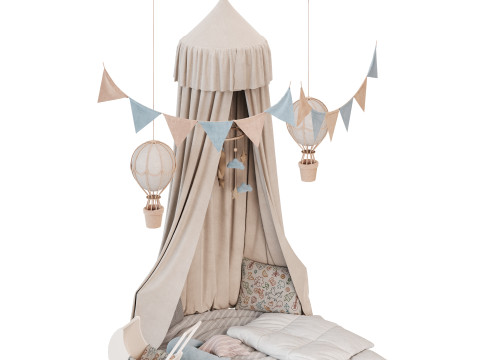 Baby bed 2 3D Model