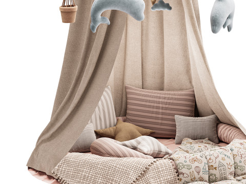 Baby bed 3 3D 모델