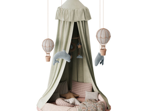 Baby bed 3 3D 모델