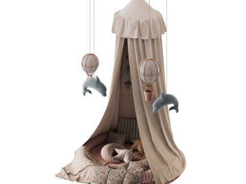 Baby bed 3 3D 모델