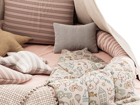 Baby bed 3 3D 모델