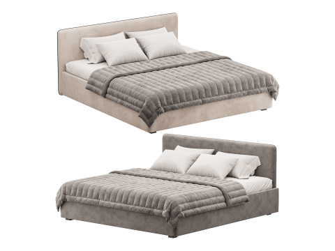 Barry bed with compartment Modelo 3D