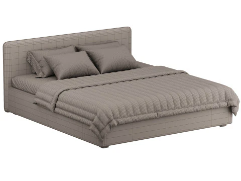 バリーベッド コンパートメント付き 3Dモデル