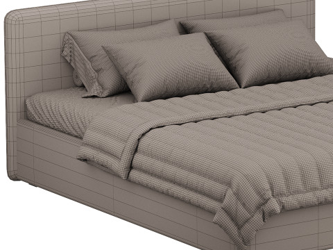 Barry bed with compartment 3Dモデル