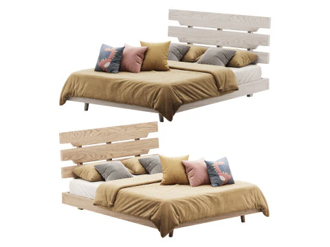 Est&uacute;dio Baxton Anzia MidCentury Moderno Modelo 3D