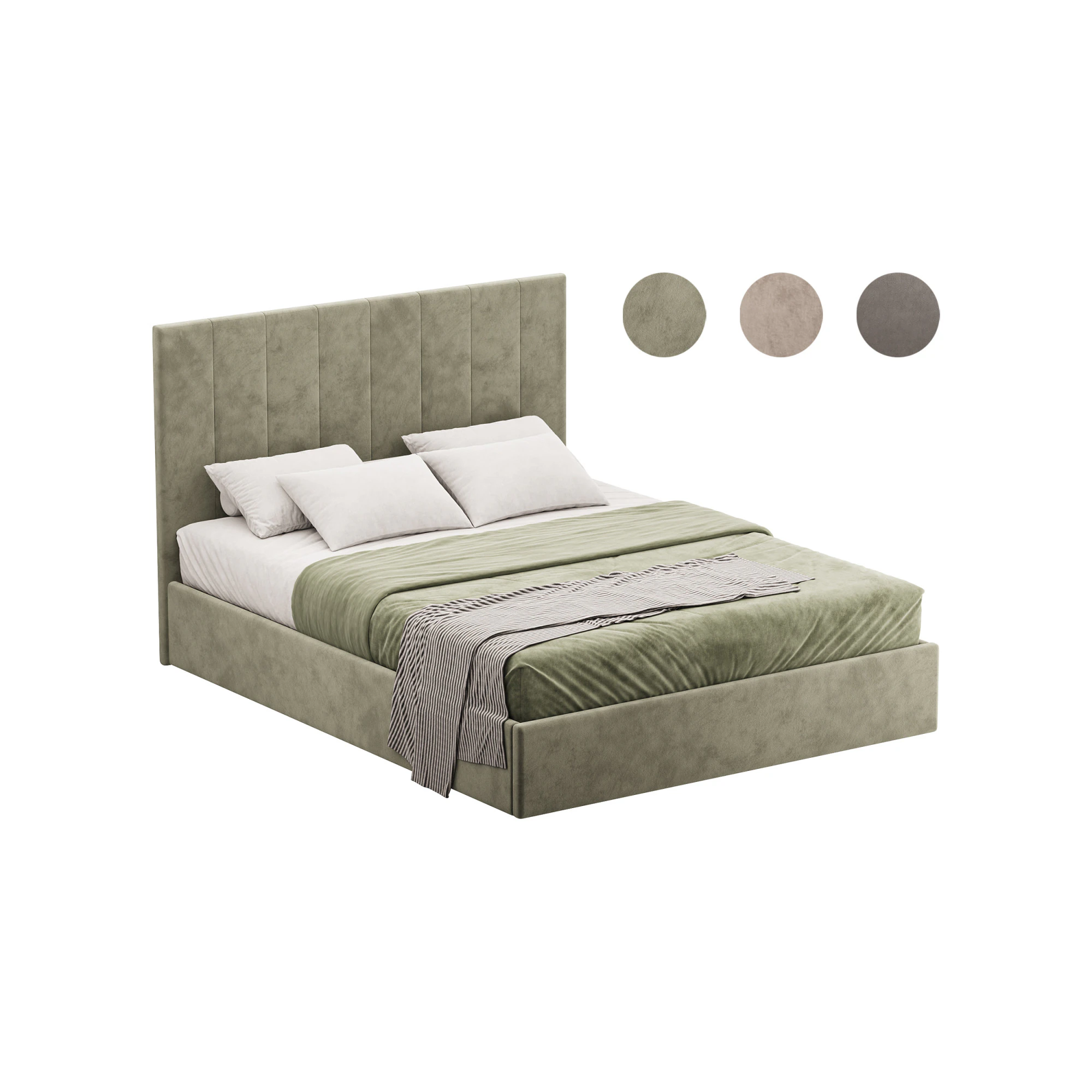 Bed Bega 3D Model .c4d .max .obj .3ds .fbx .stl .blend 