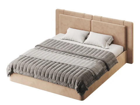 Bed BERGAMO 3D Model