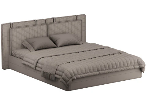 Bed BERGAMO 3D Model