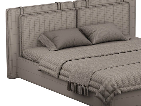 Bed BERGAMO 3D Model