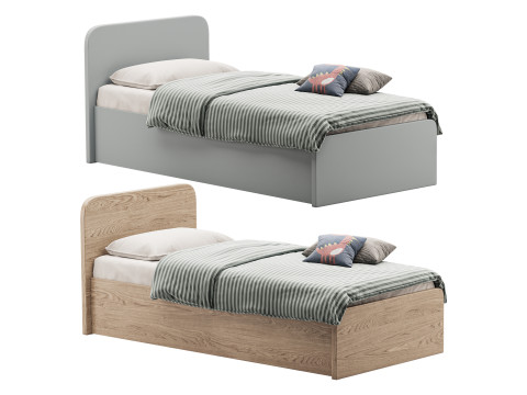 Bed Ingrid 1 90 Plywood Modelo 3D