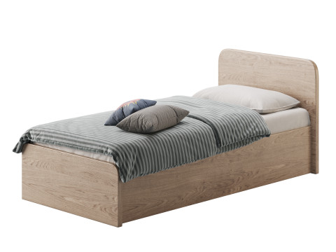 Bed Ingrid 1 90 Plywood 3D Модель