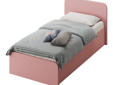 Bed Ingrid 1 90 Plywood 3D Модель