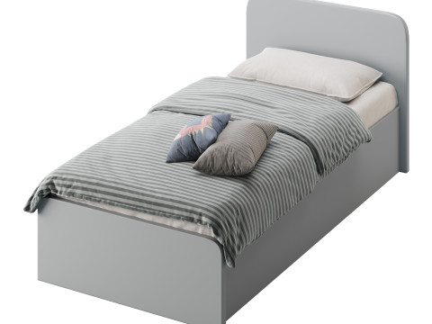 Bed Ingrid 1 90 Plywood 3D Модель