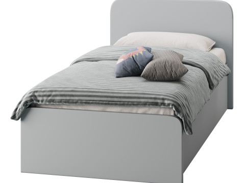 Bed Ingrid 1 90 Plywood 3D Модель