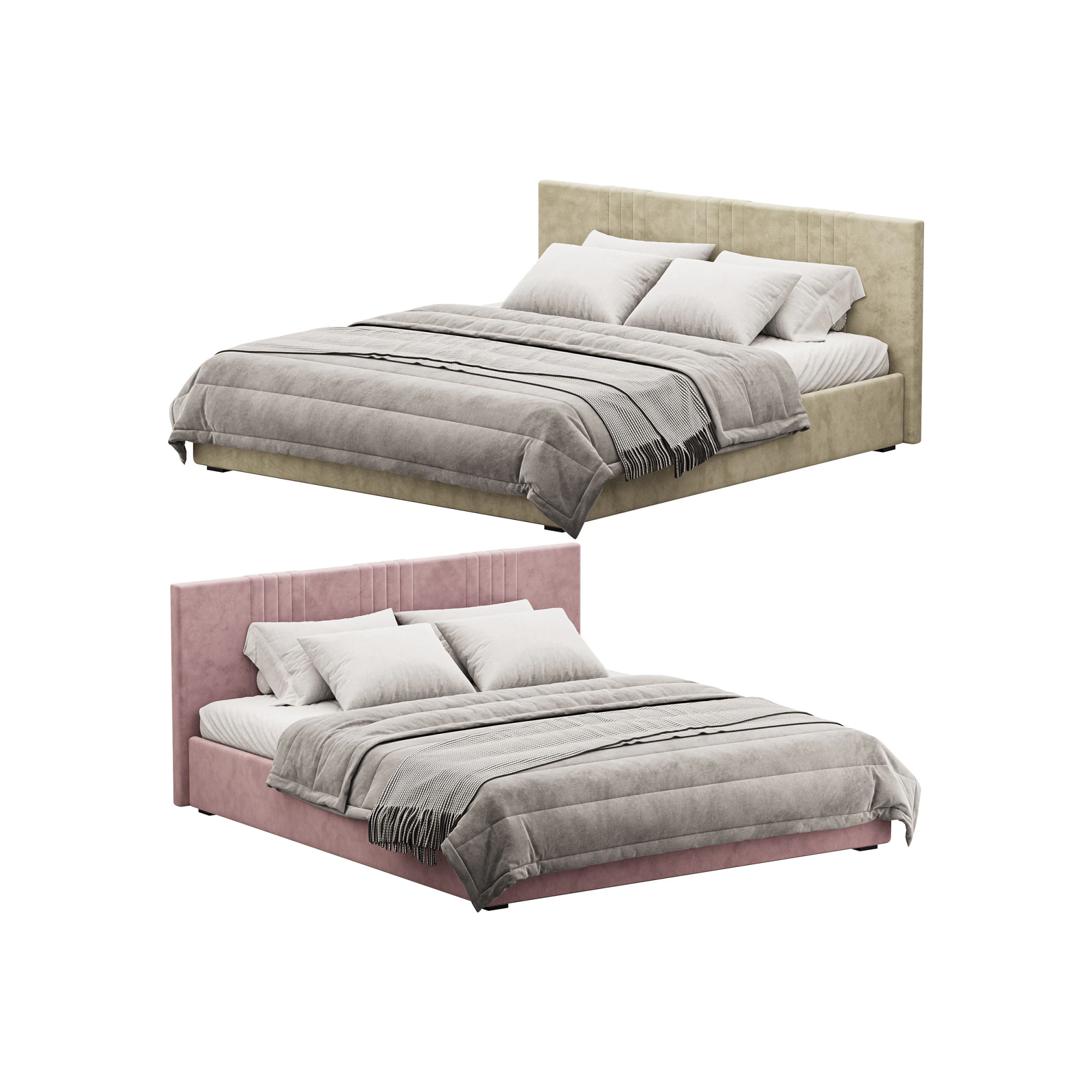 침대 주디 3D 모델 .c4d .max .obj .3ds .fbx .stl .blend 