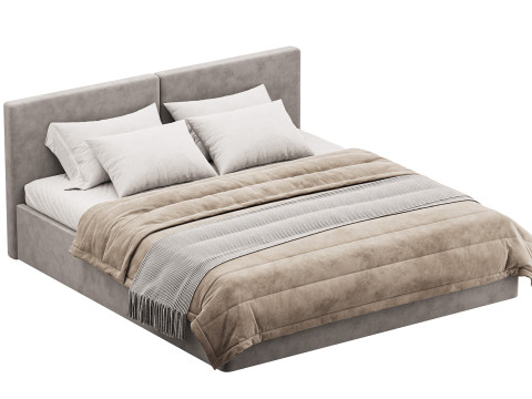 Bed LUiza Grand 3D मॉडल