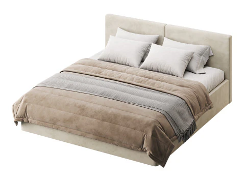 Lit LUiza Grand Modèle 3D