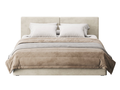 Bed LUiza Grand 3D मॉडल