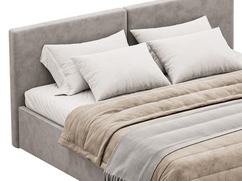 Bed LUiza Grand 3D मॉडल
