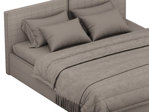 Bed LUiza Grand 3D मॉडल