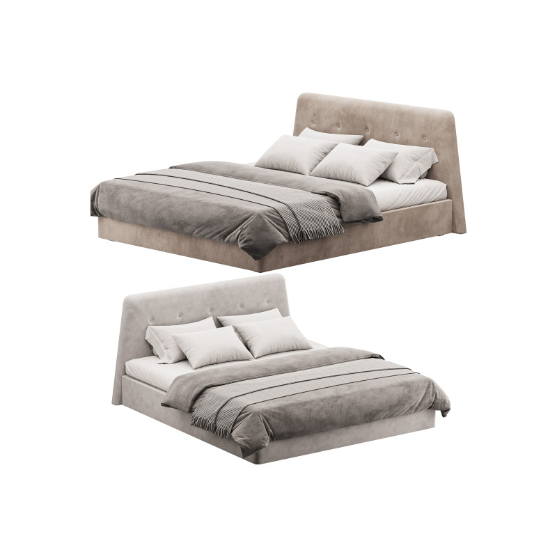 Bed MERIDA 3Dモデル .c4d .max .obj .3ds .fbx .stl .blend 
