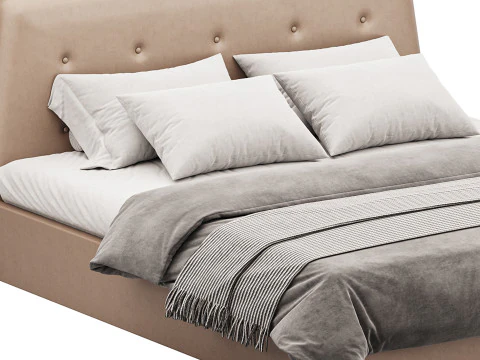 बिस्तर मेरिडा 3D मॉडल