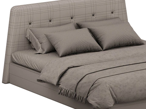 बिस्तर मेरिडा 3D मॉडल