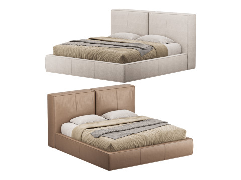 Bed TAPPEZZERIA by Romatti Modelo 3D