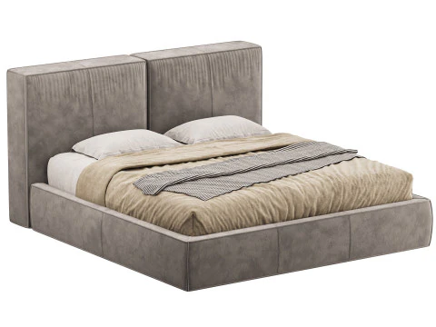 Bed TAPPEZZERIA by Romatti 3D Model