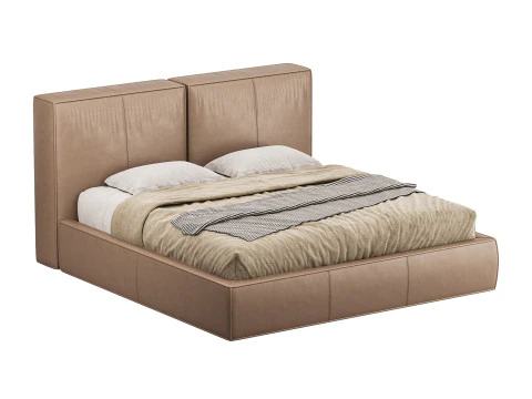 Bed TAPPEZZERIA by Romatti 3D Model